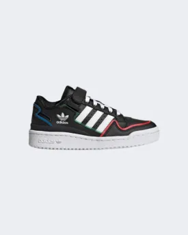 Adidas Forum Low Gs Basketball Shoes Black/White Gw6598