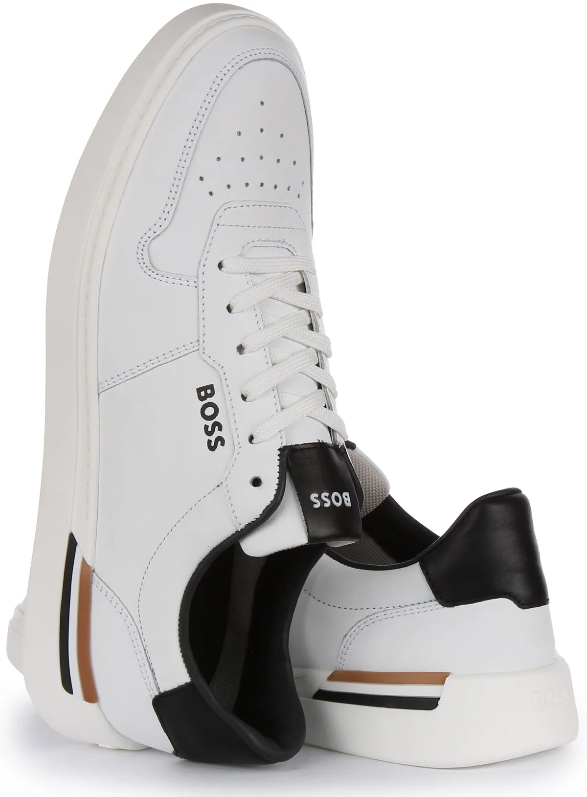 Boss Clint Tennis Itvp In White Black For Men