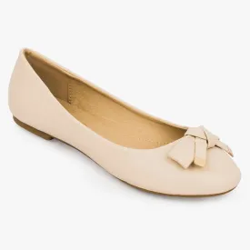 Bow detail flat ballerinas