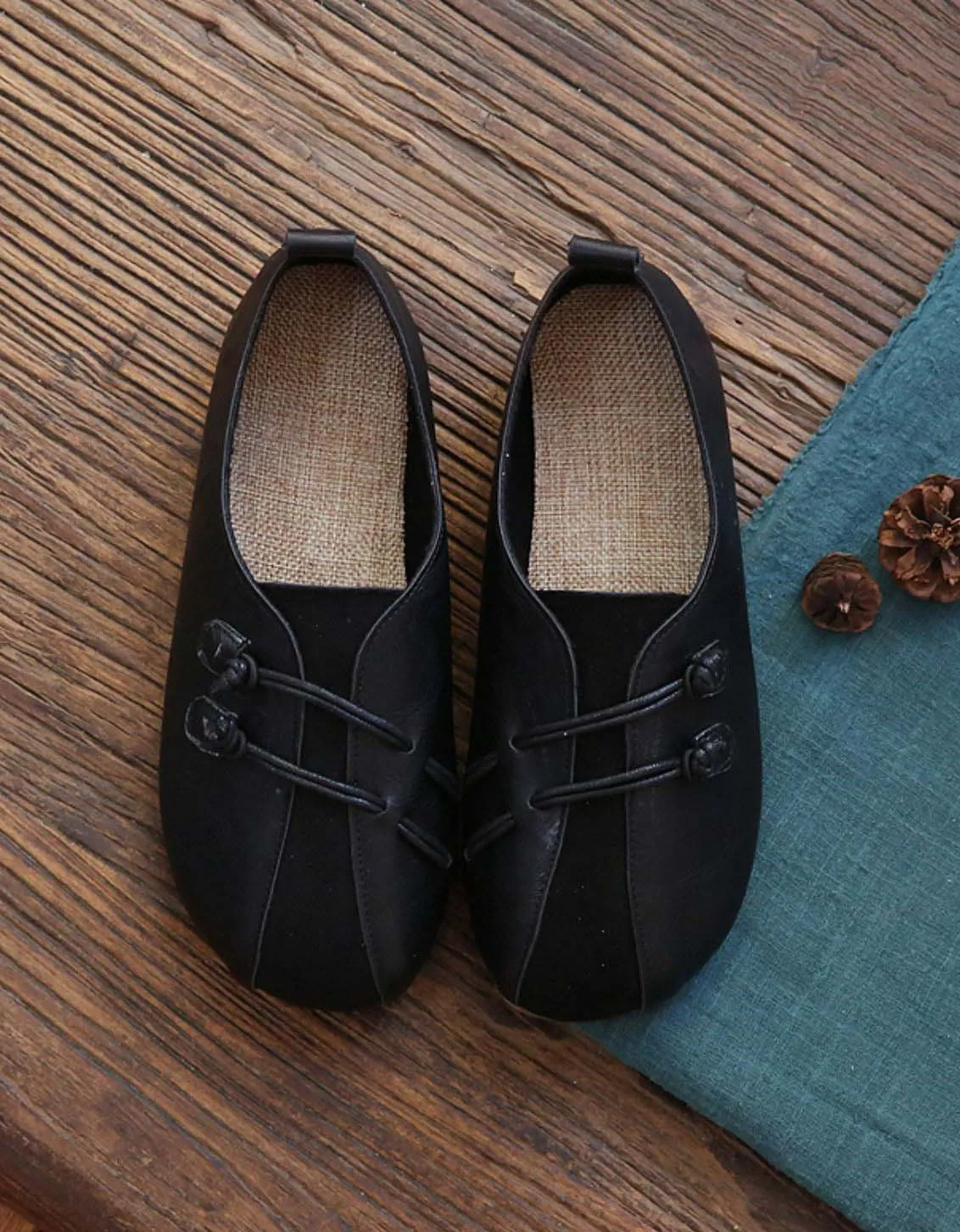 Comfortable Light-weight Retro Slip-on Flats