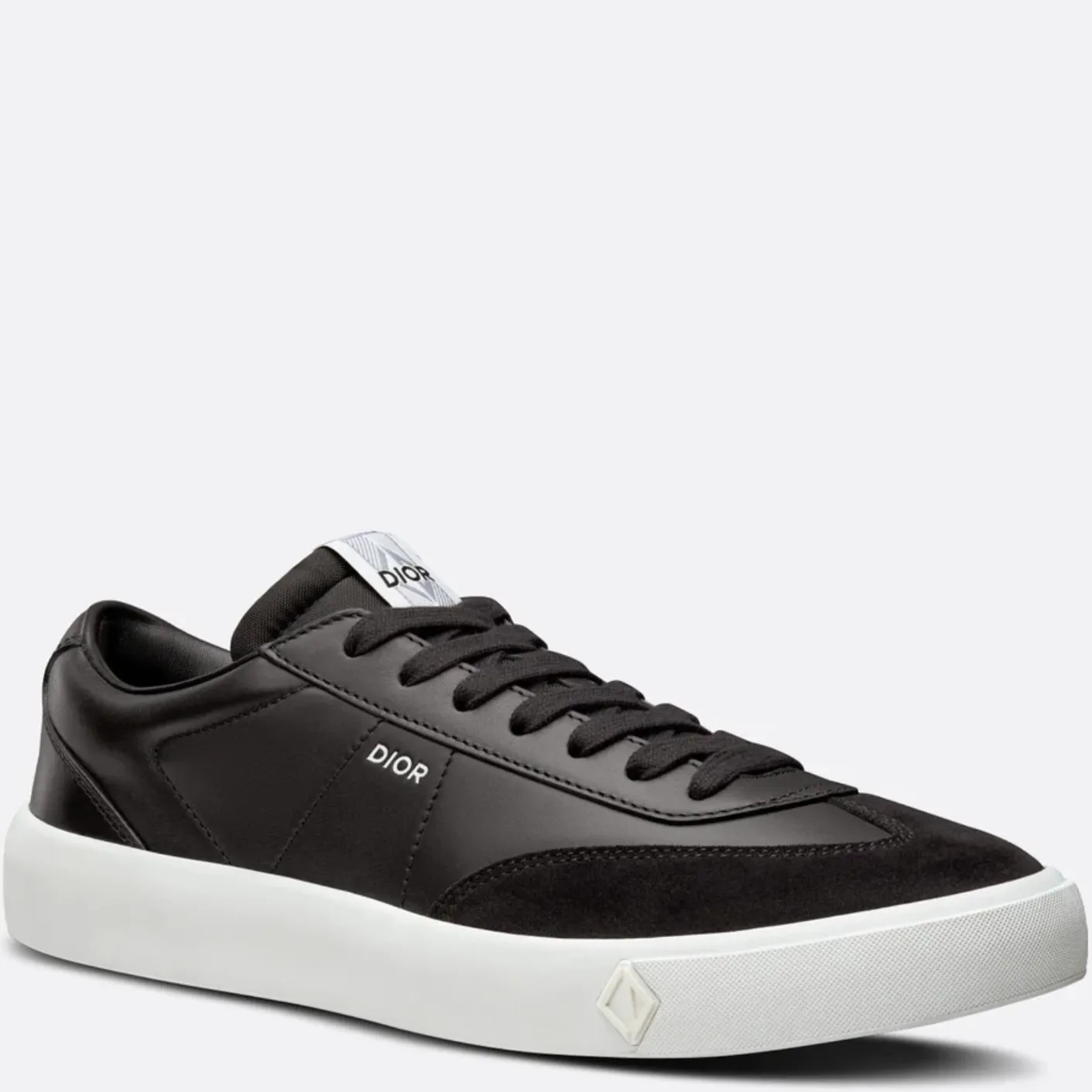 Dior B101 Black Leather Trainers