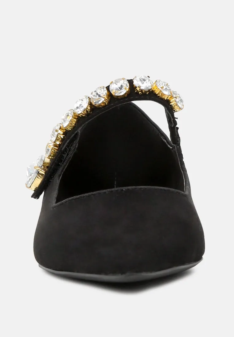 Fedora Pointed Ballerina Flats