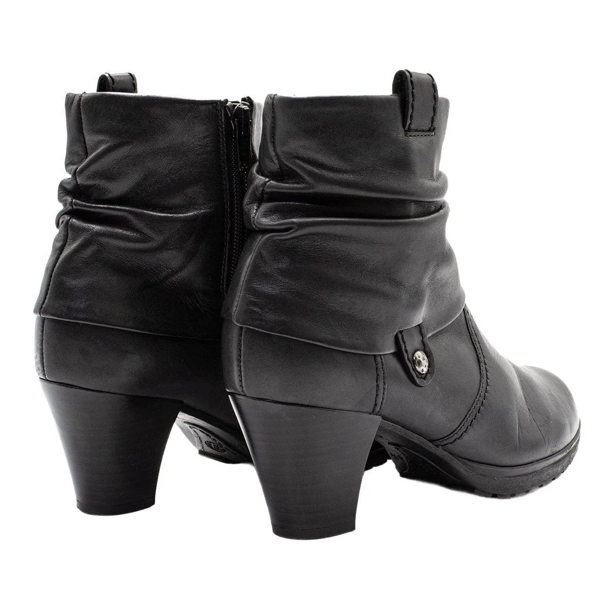 Gabor Brignall Ankle Boots Leather Black Colour For Women