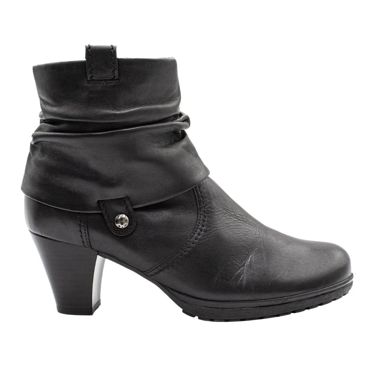 Gabor Brignall Ankle Boots Leather Black Colour For Women