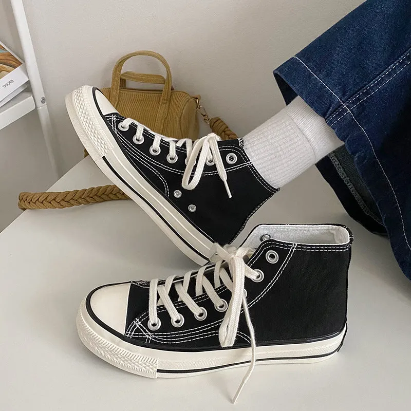 Glamorous For Male And Female Korean Canvas Shoes