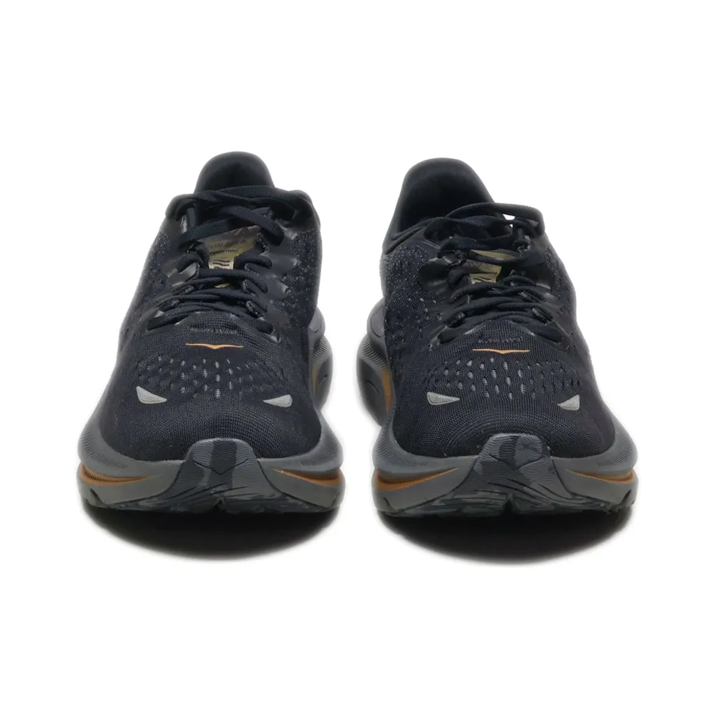 Hoka Kawana Sport Shoes Fabric Black Colour For Men