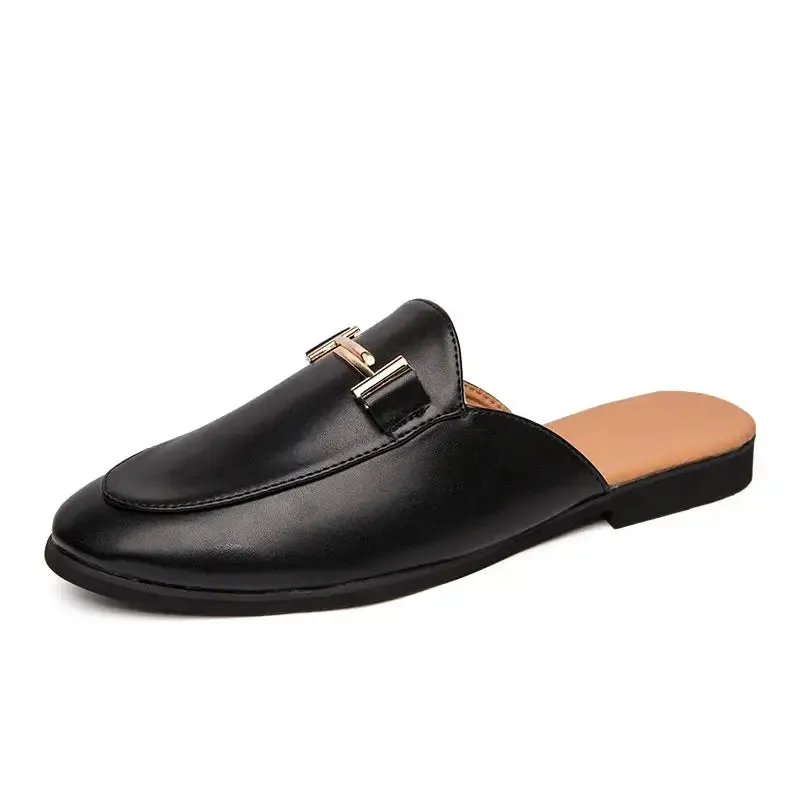 il Blanko 2 - horse bit mules for men/Backless loafers (black or white)