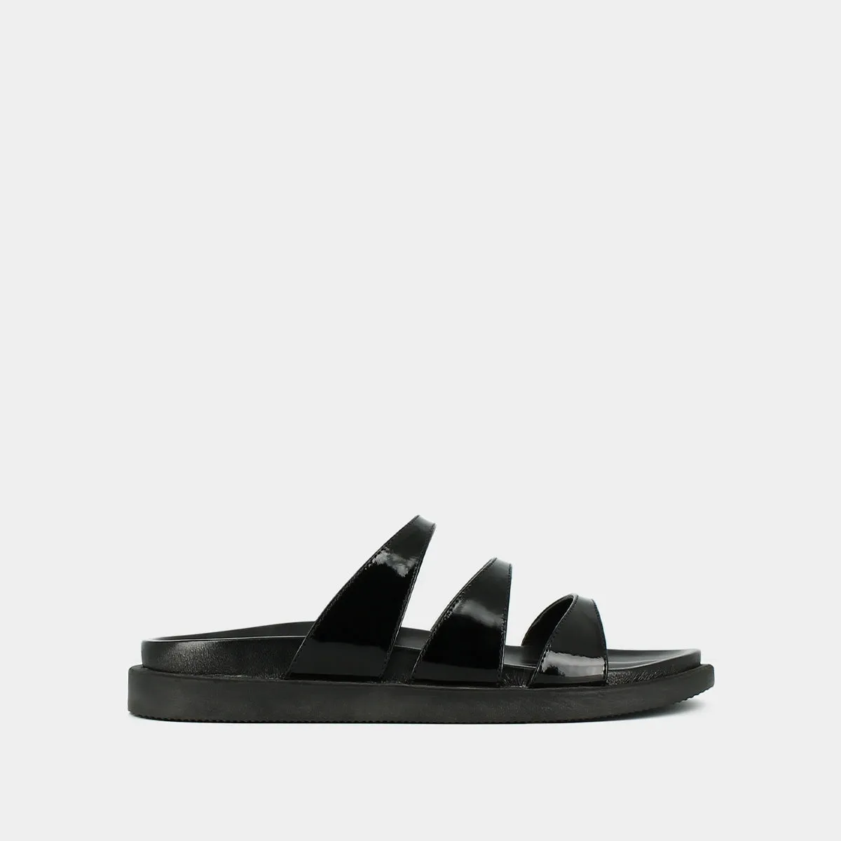 Jonak - Mules Wafi Cuir Vernis - Noir