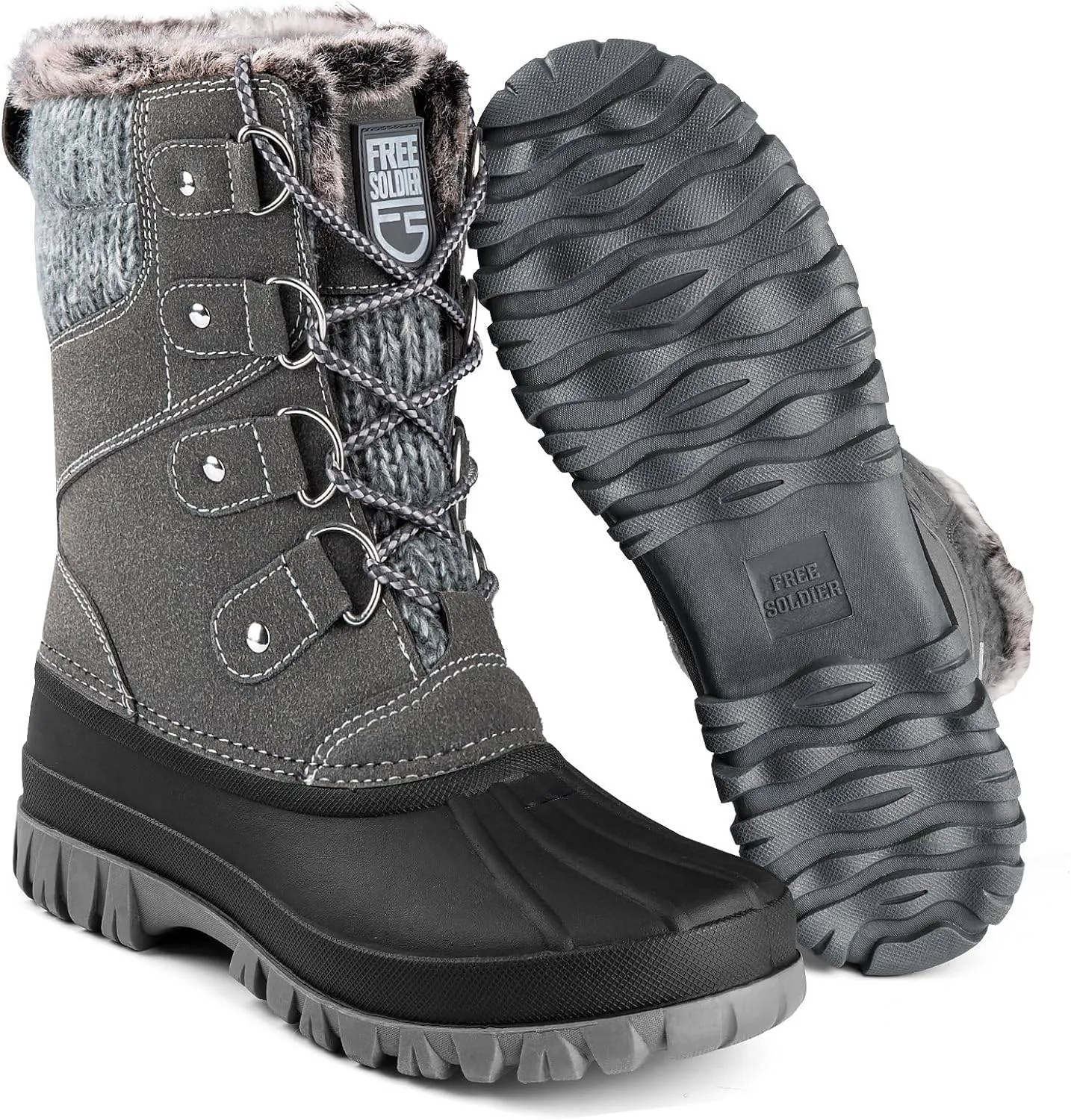 MARYJANE Women’s Waterproof Snow Hiking Boots