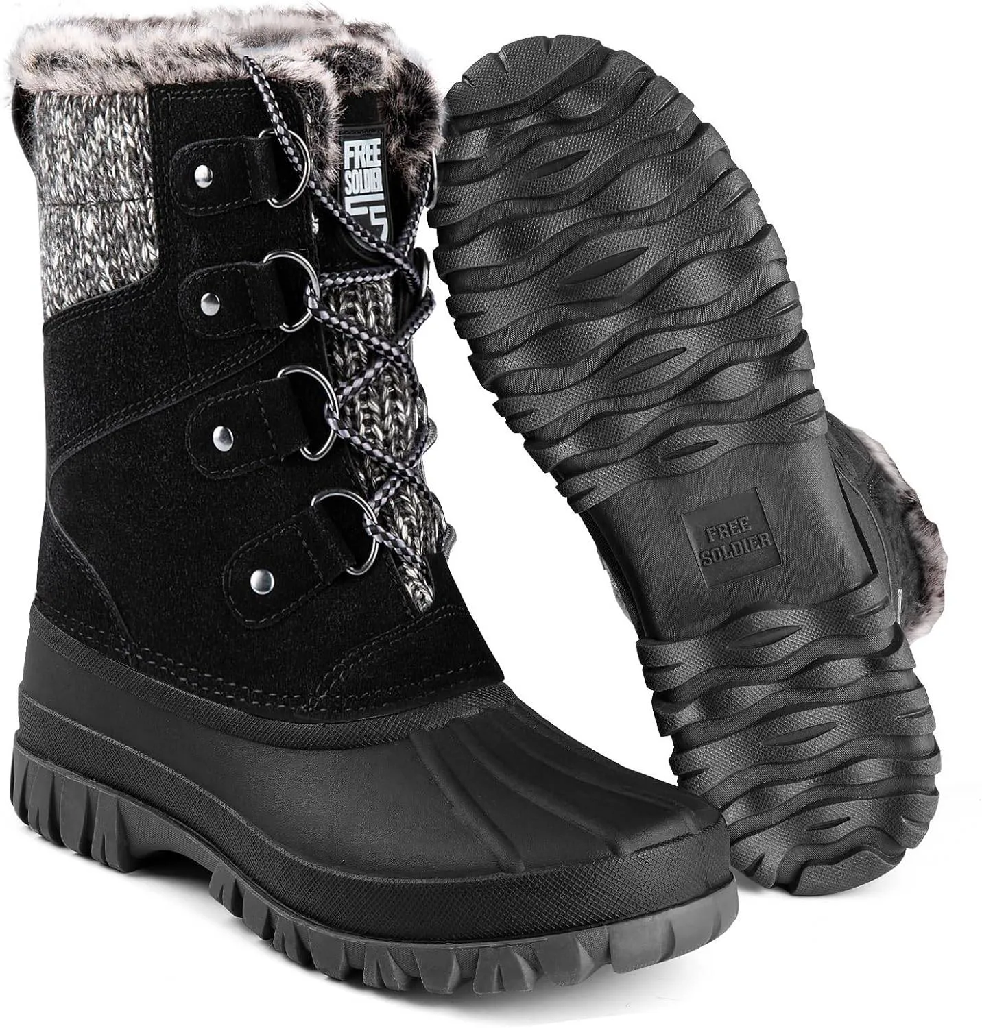 MARYJANE Women’s Waterproof Snow Hiking Boots