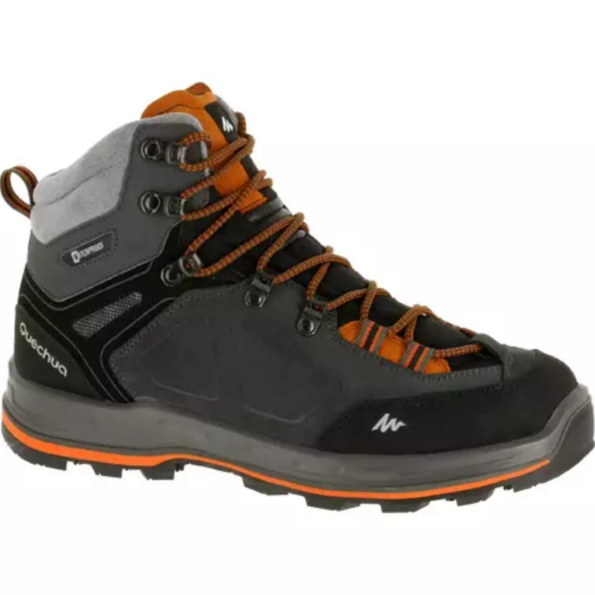 Men's Waterproof Trekking Boots - TREKKING 100 Grey