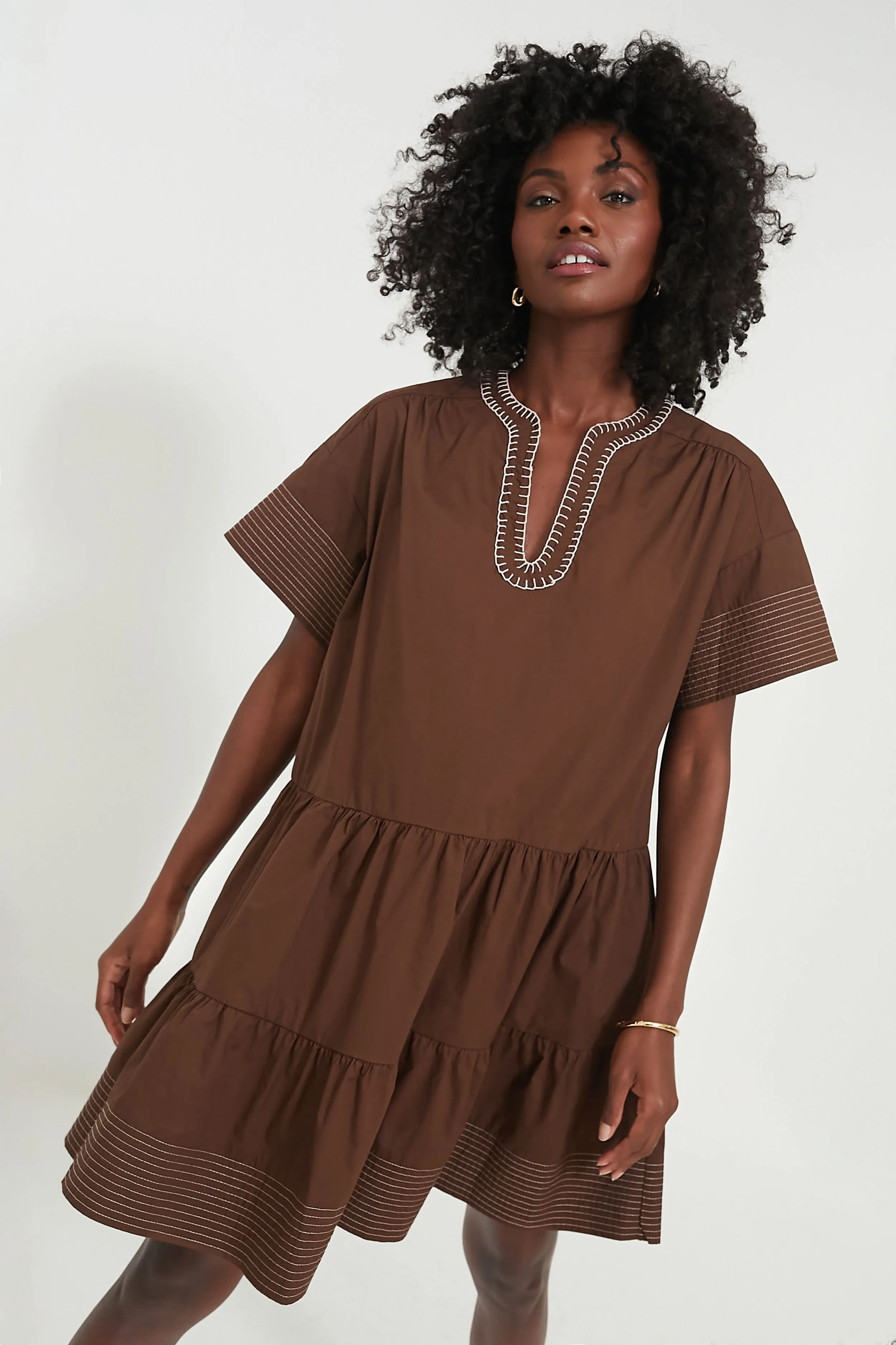 Mocha Kinsley Dress