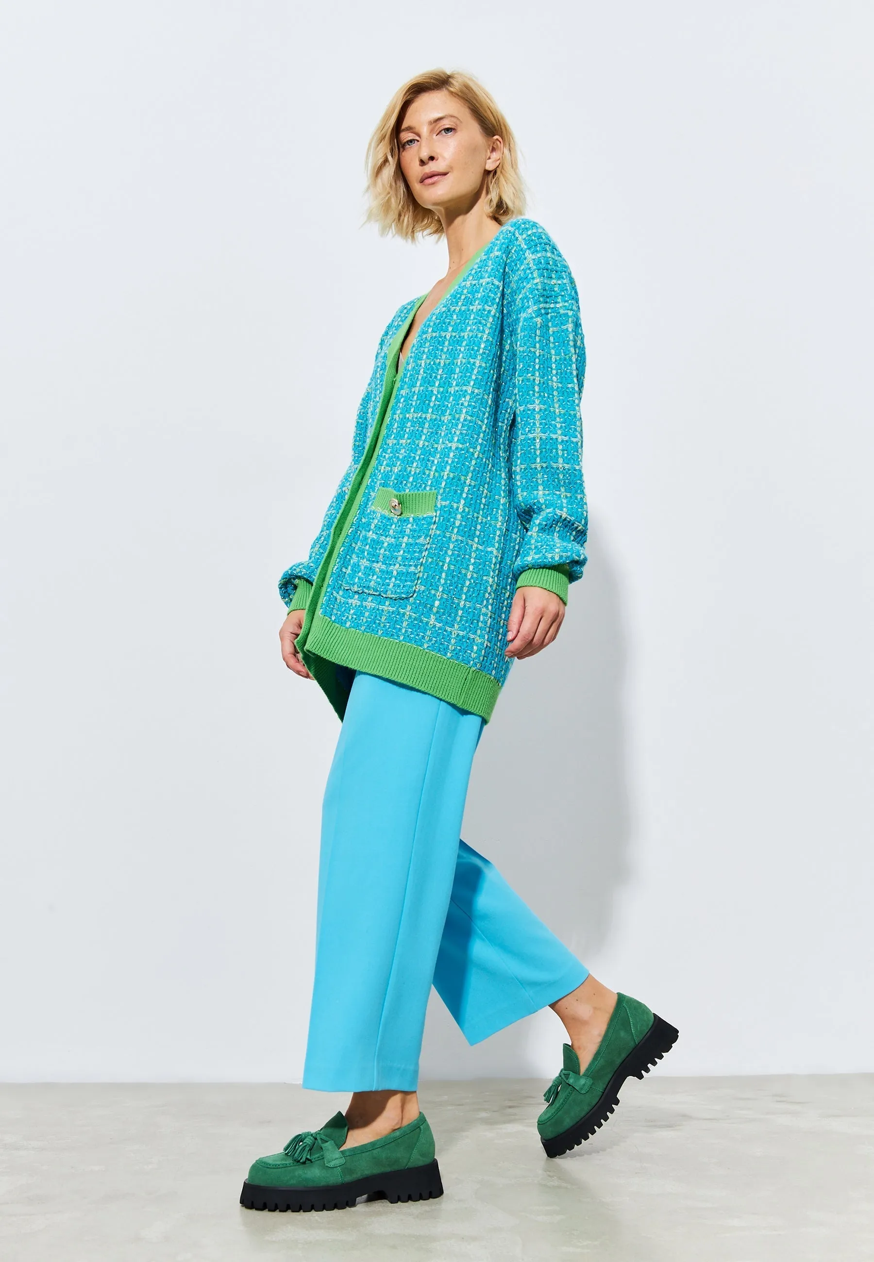 Platform Loafers Ksenia - Green