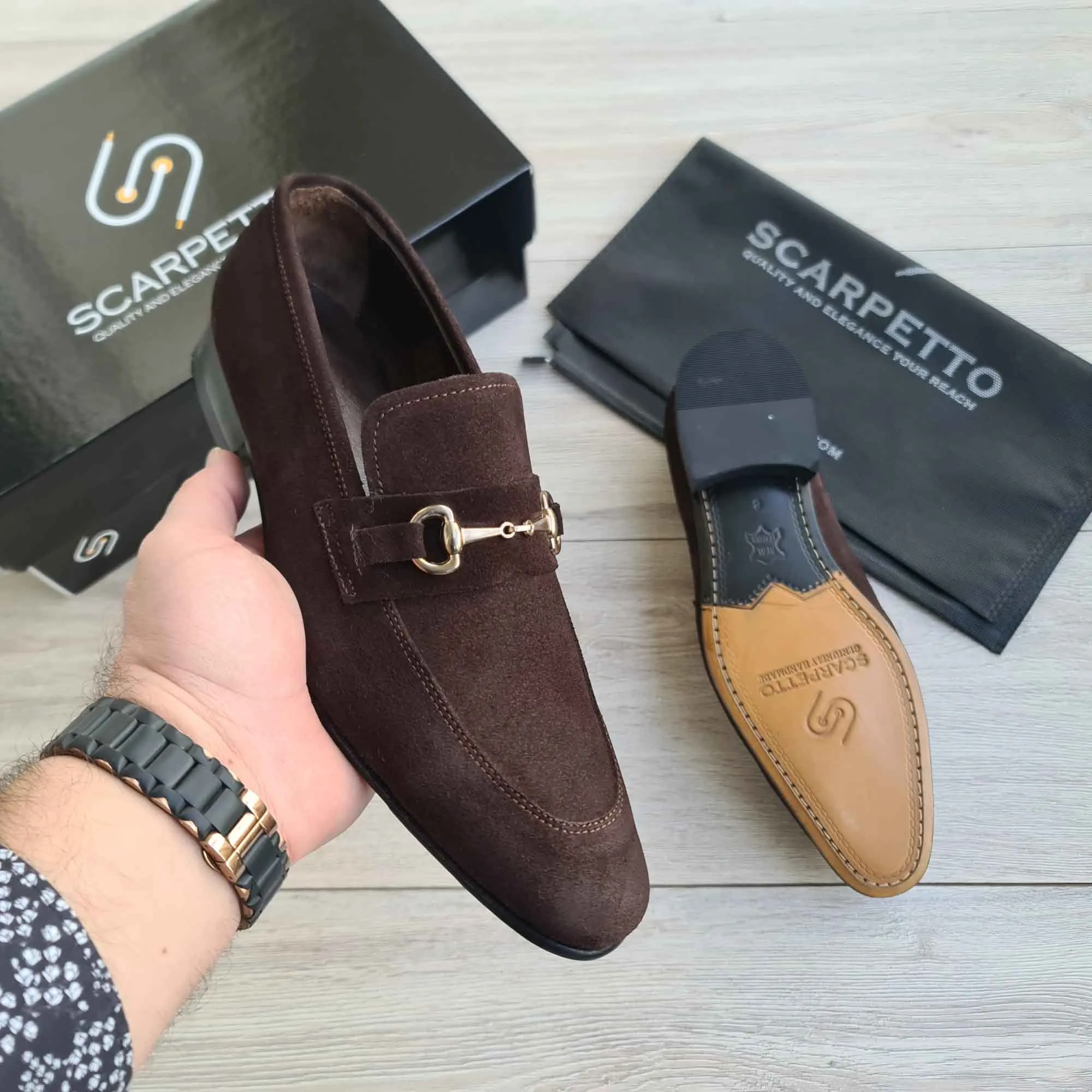 Premium Suede Leather Handcrafted Men's Loafers