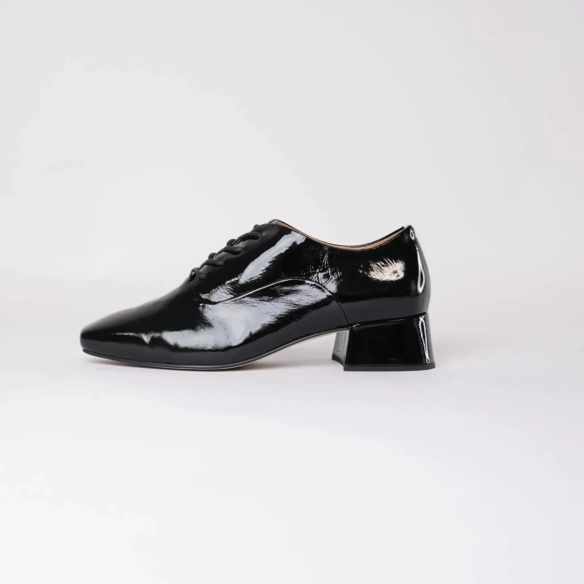 Radin Black Patent Leather Loafers