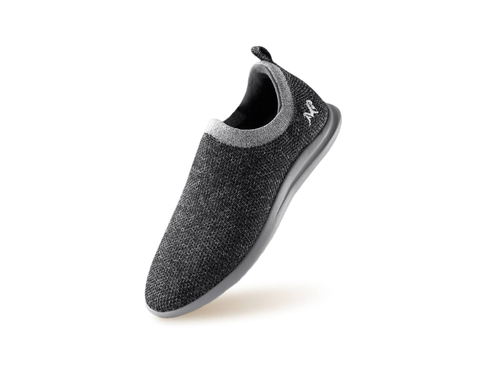 ReLive Knit Slip Ons : Grey Melange