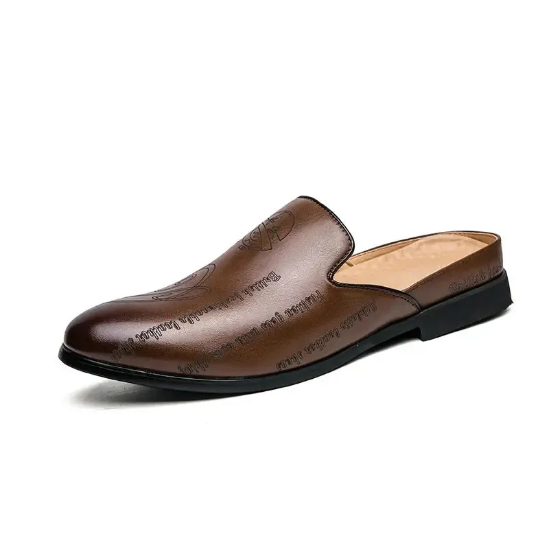 The Napul - Italian Style  Mules for men /Backless/Loafers half shoes