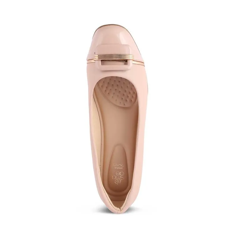 tresmode 239-MIAN Beige Women Flat Ballerina EU/37 UK/4