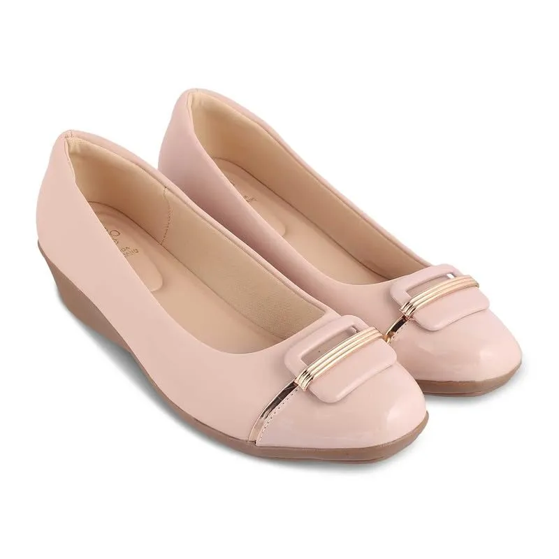 tresmode 239-MIAN Beige Women Flat Ballerina EU/37 UK/4