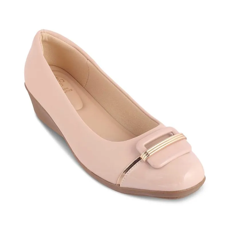 tresmode 239-MIAN Beige Women Flat Ballerina EU/37 UK/4