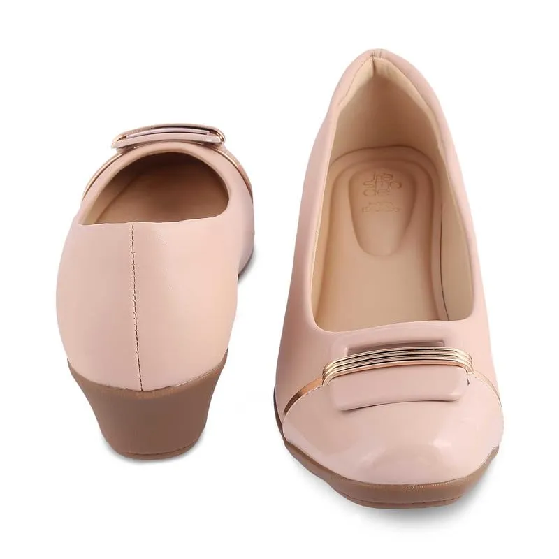 tresmode 239-MIAN Beige Women Flat Ballerina EU/37 UK/4